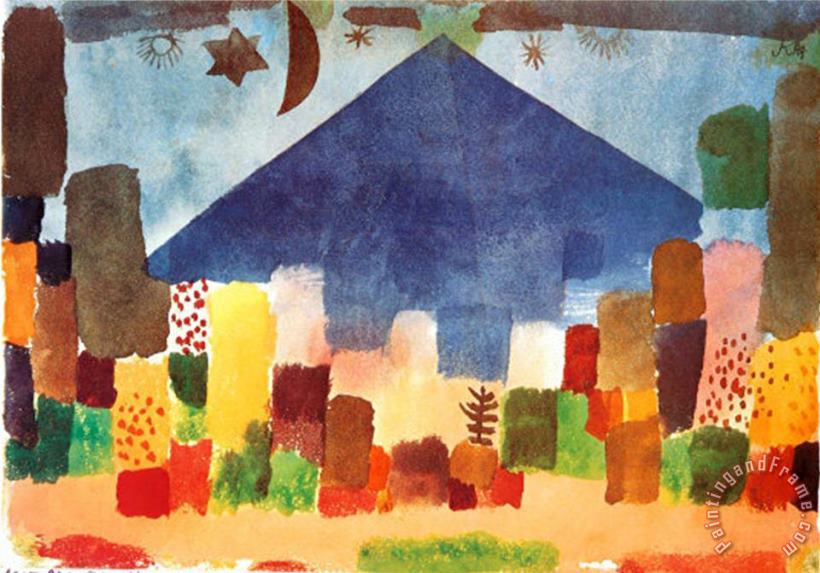 Paul Klee Notte Egiziana Art Painting
