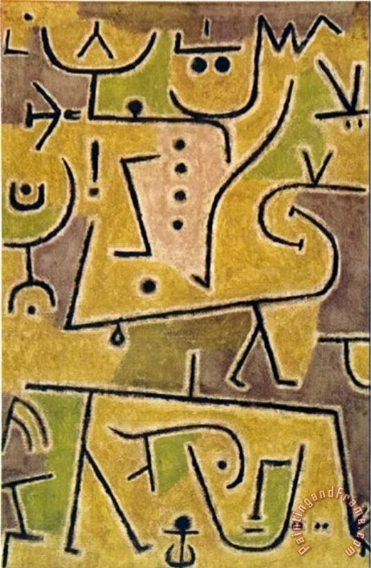 Paul Klee Rote Weste 1938 Art Print