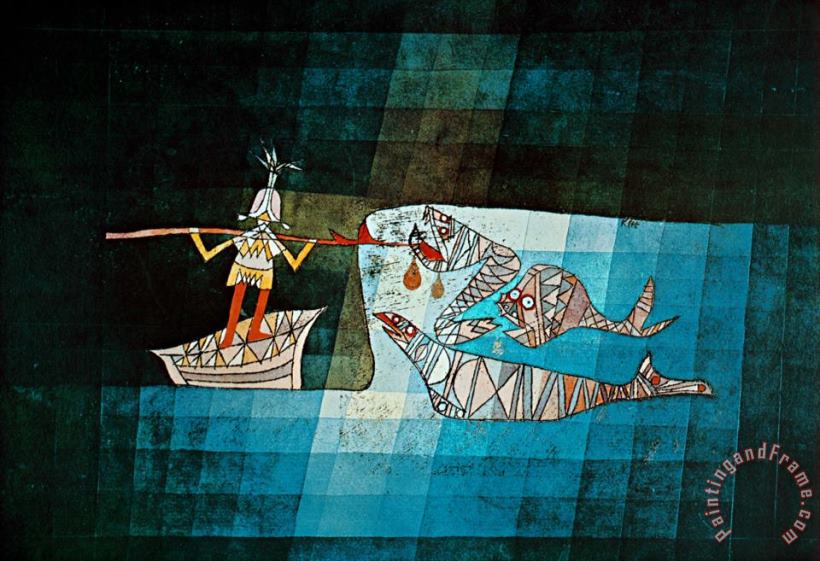 Sinbad The Sailor painting - Paul Klee Sinbad The Sailor Art Print