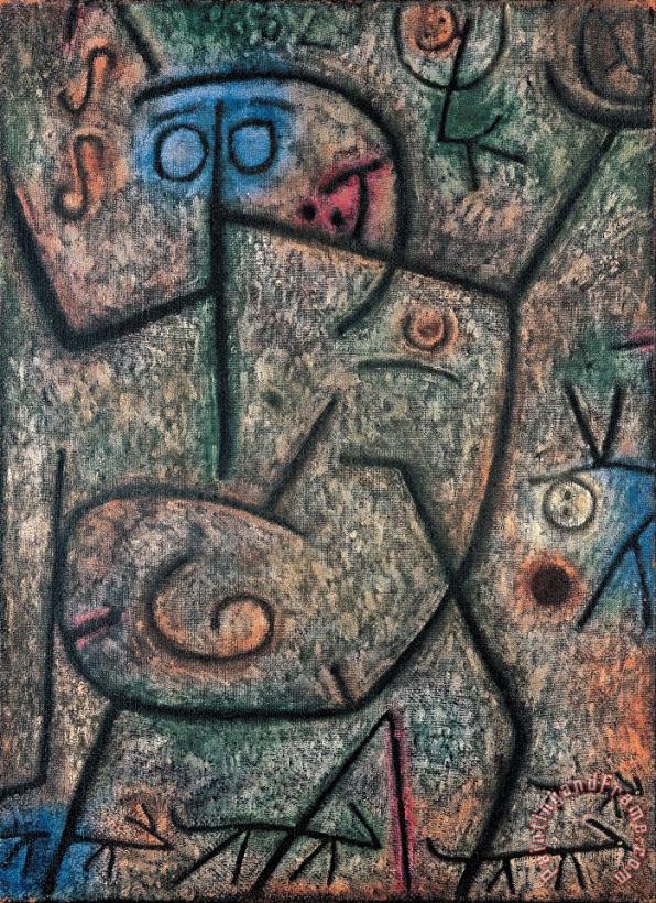 Paul Klee The Rumors 1939 Art Print