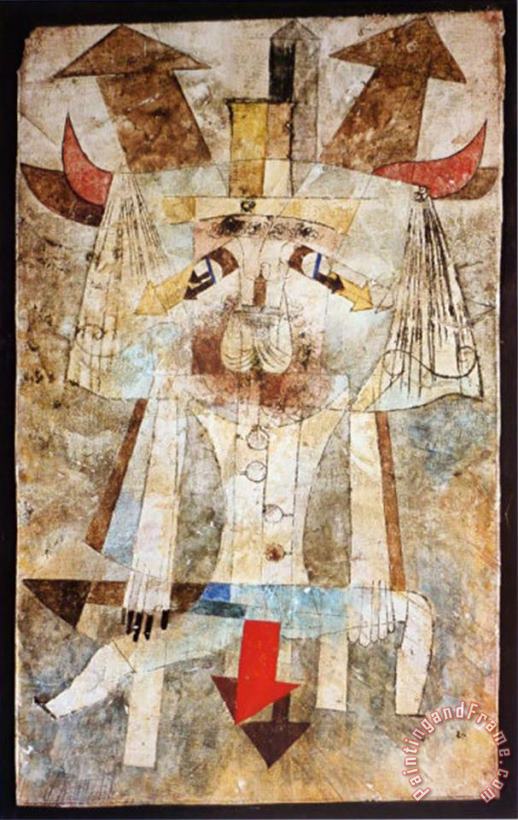 Paul Klee The Wild Man Art Painting