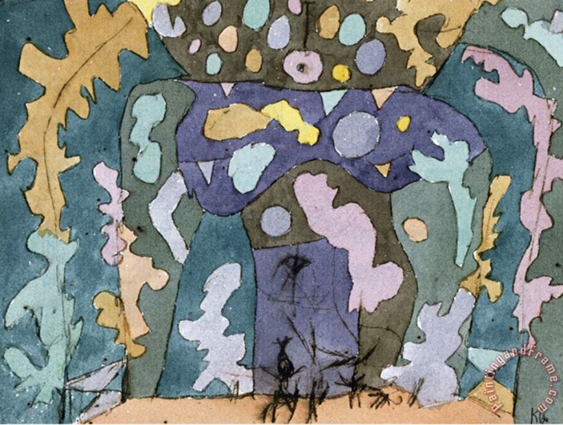 Paul Klee Theater Kleines Buehnenbild Art Print