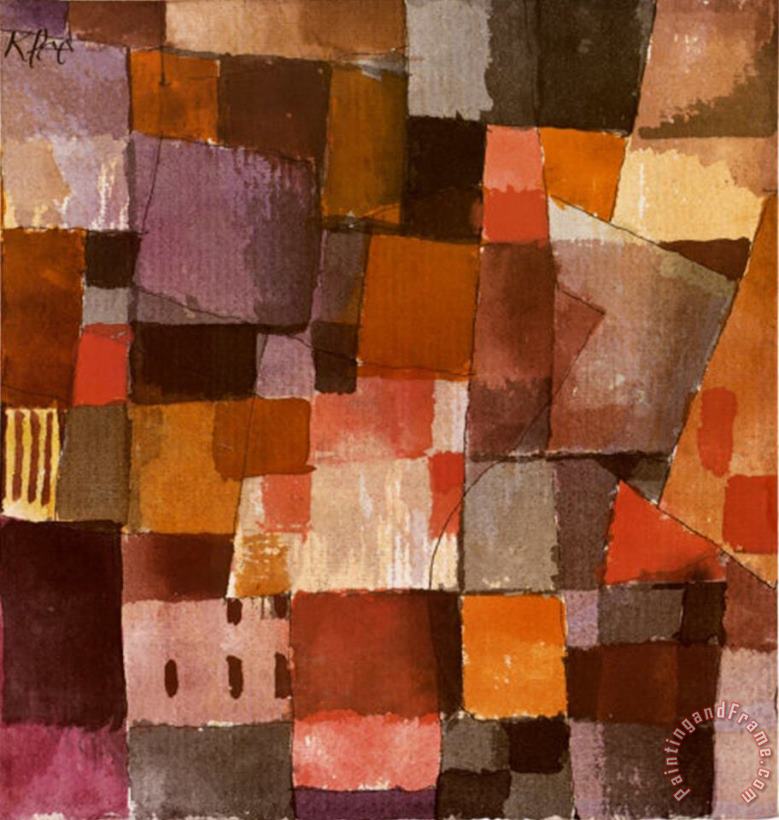 Paul Klee Untitled C 1914 Art Print