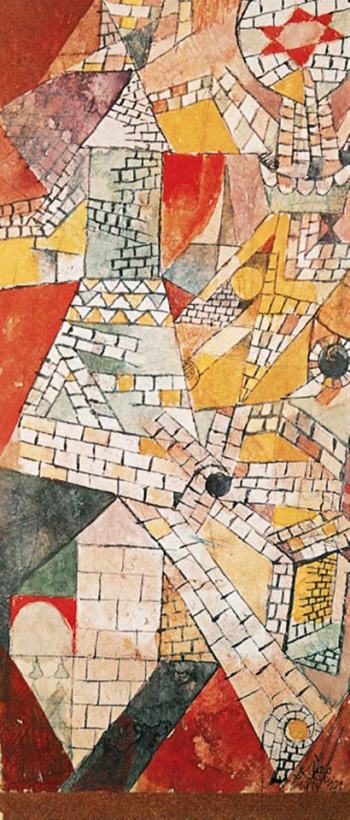 Paul Klee Urbanism 1919 Art Print