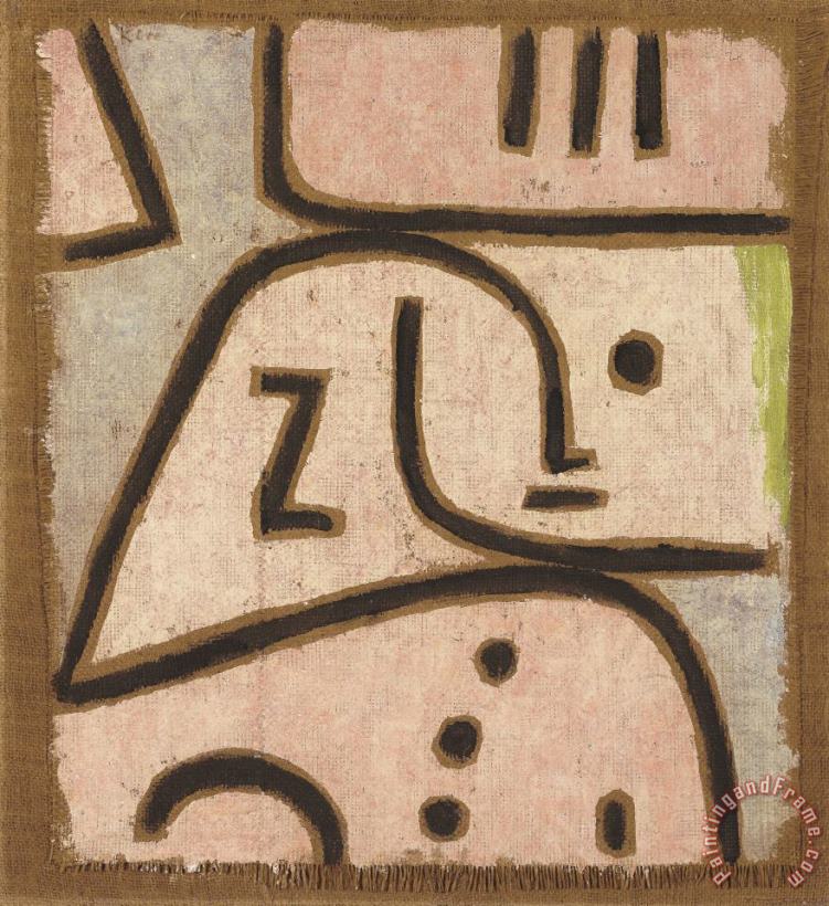 Wi in Memoriam 1938 painting - Paul Klee Wi in Memoriam 1938 Art Print