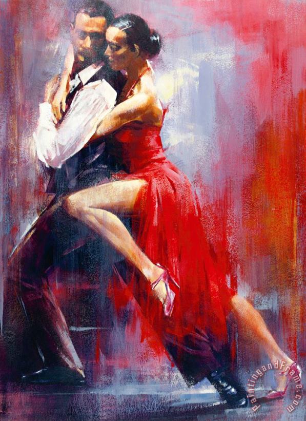 Tango Nuevo I painting - Pedro Alvarez Tango Nuevo I Art Print