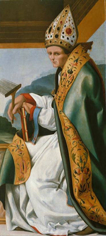 Pere Fernandez Saint Blaise Art Painting