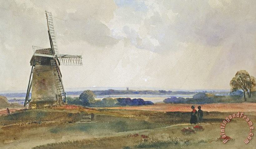 Peter de Wint The Windmill Art Painting