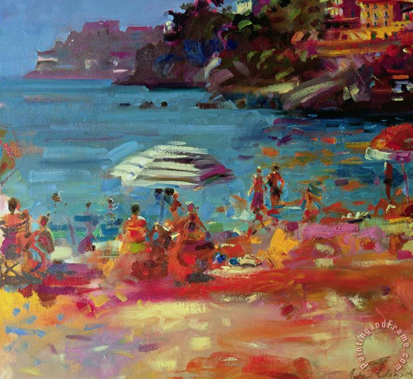 Peter Graham Monaco Coast Art Print