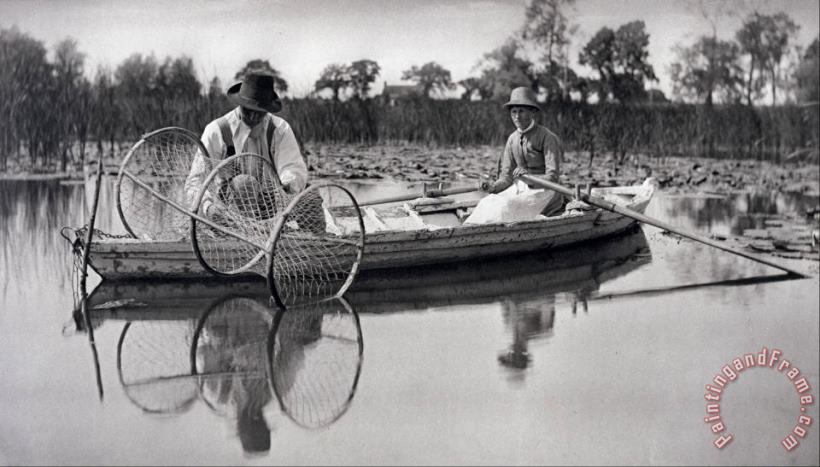 Peter Henry Emerson Setting The Bow Net Art Painting