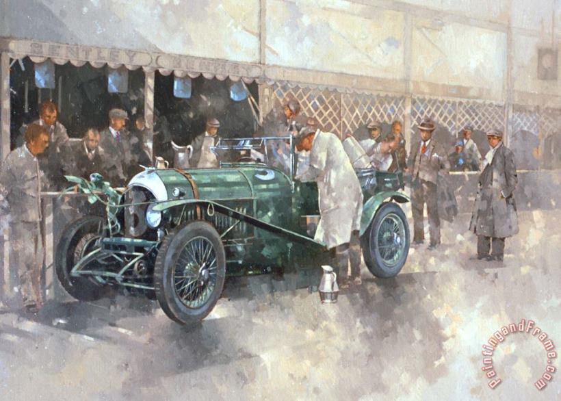 Bentley Old No.7 painting - Peter Miller Bentley Old No.7 Art Print
