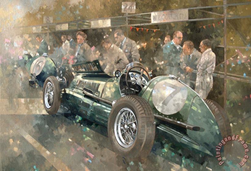 Peter Miller R. Parnell's Maserati Art Painting