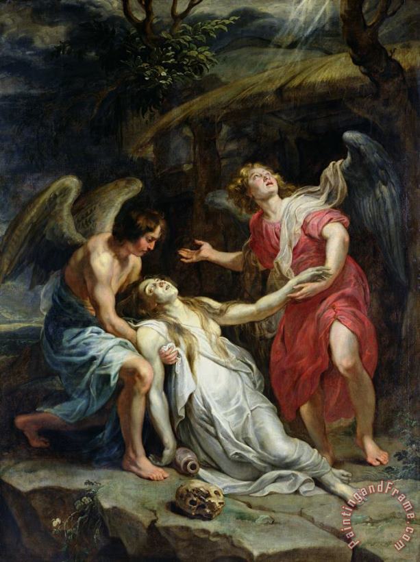 Ecstasy of Mary Magdalene painting - Peter Paul Rubens Ecstasy of Mary Magdalene Art Print