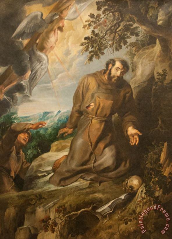 St. Francis Of Assisi Receiving The Stigmata painting - Peter Paul Rubens St. Francis Of Assisi Receiving The Stigmata Art Print