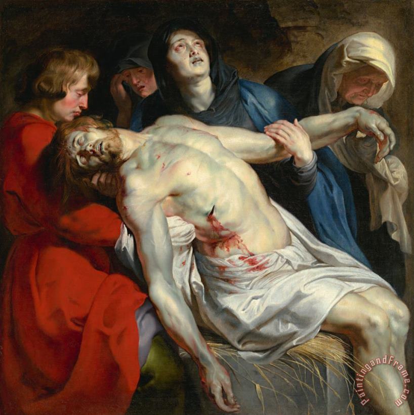 The Entombment painting - Peter Paul Rubens The Entombment Art Print