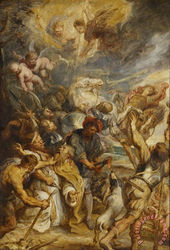 Peter Paul Rubens The Martyrdom of Saint Livinus Art Painting