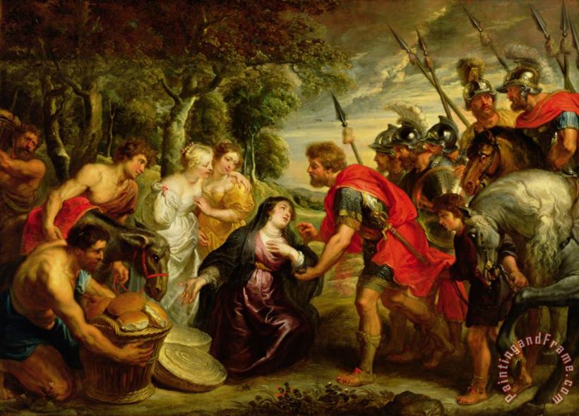 The Meeting of David and Abigail painting - Peter Paul Rubens The Meeting of David and Abigail Art Print