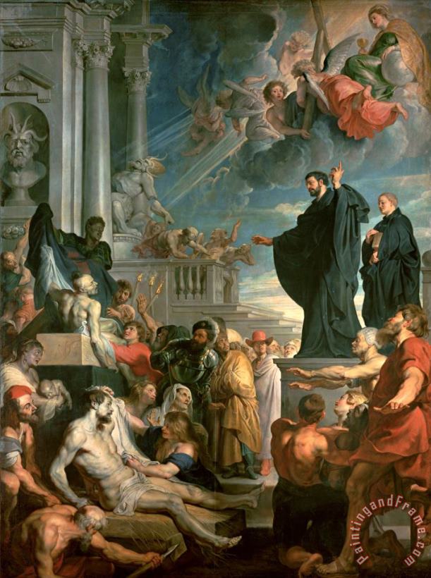 Peter Paul Rubens The Miracles of St. Francis Xavier Art Painting