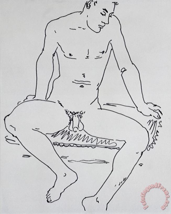Peter Samuelson Male Nude Art Painting