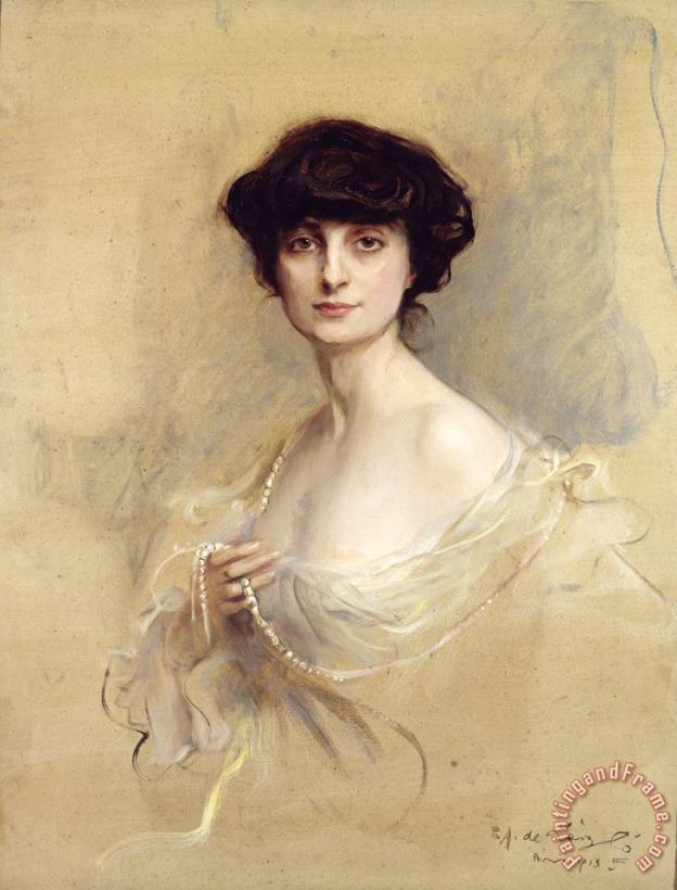 Philip Alexius de Laszlo Anna de Noailles Art Print Philip Alexius de Laszlo Anna de Noailles Art Print