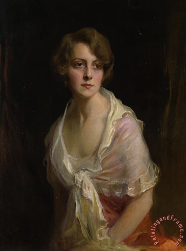 Mrs Claud Mullins painting - Philip Alexius de Laszlo Mrs Claud Mullins Art Print