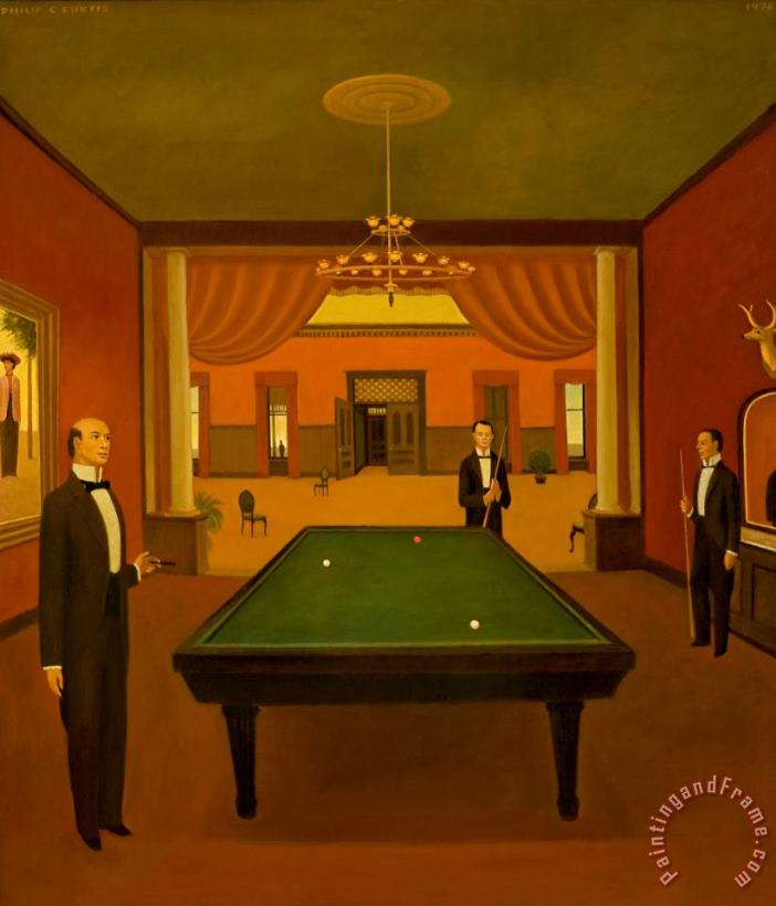 The Game painting - Philip Campbell Curtis The Game Art Print