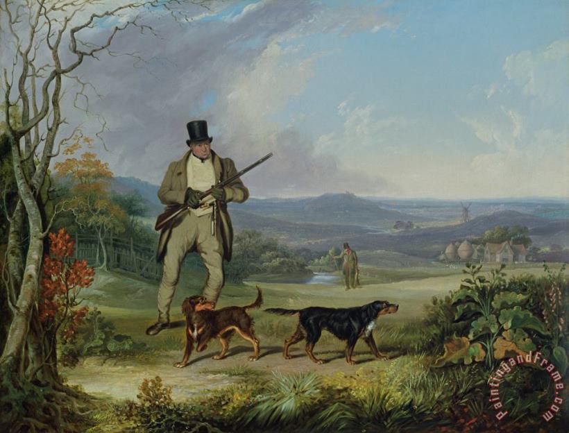 The Afternoon Shoot painting - Philip Reinagle The Afternoon Shoot Art Print
