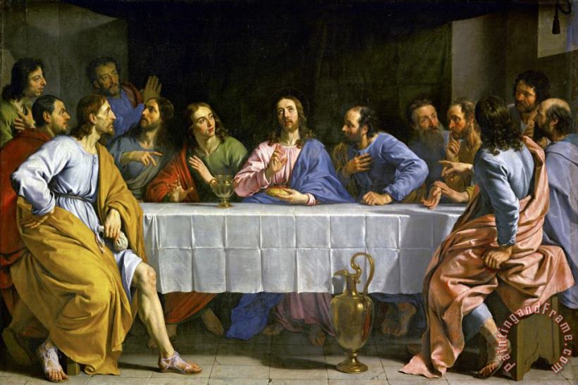 Philippe de Champaigne The Last Supper Art Print