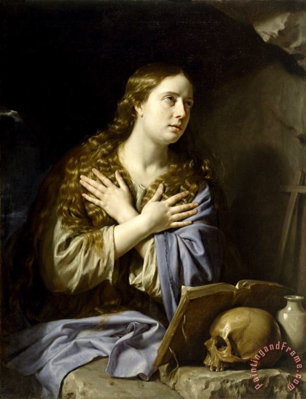 Philippe de Champaigne The Repentant Magdalen Art Painting