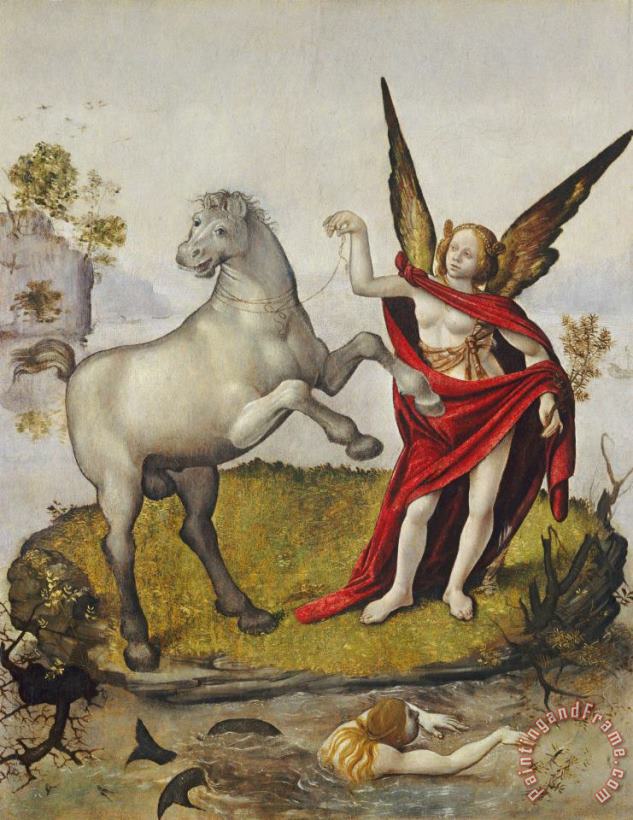 Allegory painting - Piero di Cosimo Allegory Art Print
