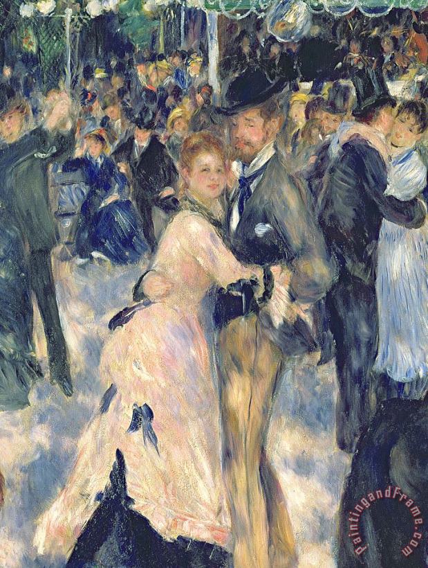 Ball at the Moulin de la Galette painting - Pierre Auguste Renoir Ball at the Moulin de la Galette Art Print