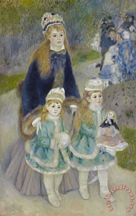 Pierre Auguste Renoir La Promenade 2 Art Painting