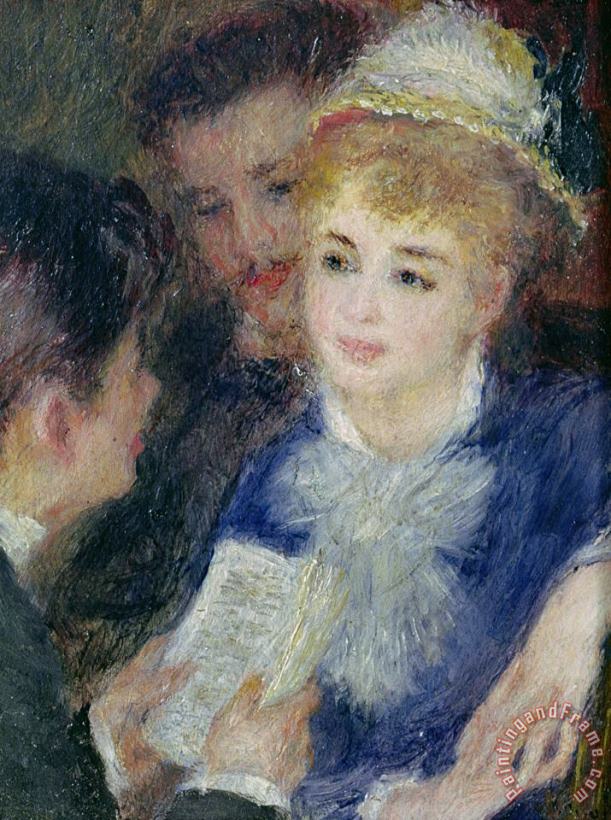 Reading the Role painting - Pierre Auguste Renoir Reading the Role Art Print