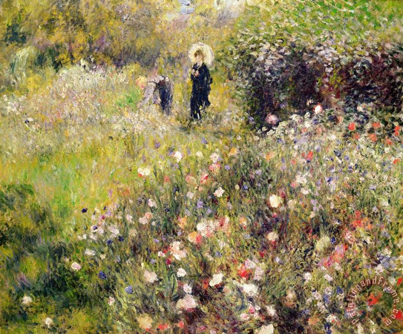 Summer Landscape painting - Pierre Auguste Renoir Summer Landscape Art Print