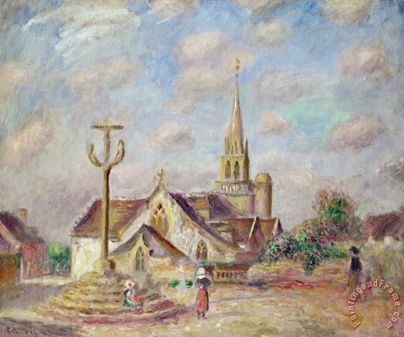 The Calvary at Pont Aven painting - Pierre Auguste Renoir The Calvary at Pont Aven Art Print