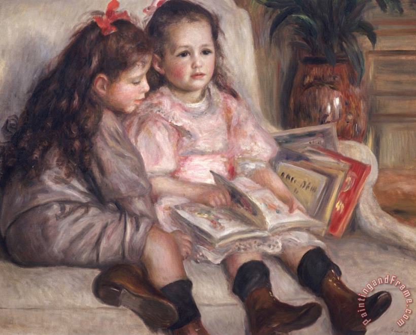 The Children of Martial Caillebotte painting - Pierre Auguste Renoir The Children of Martial Caillebotte Art Print