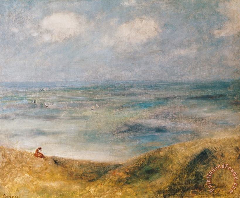 Pierre Auguste Renoir View of the Sea Guernsey Art Print
