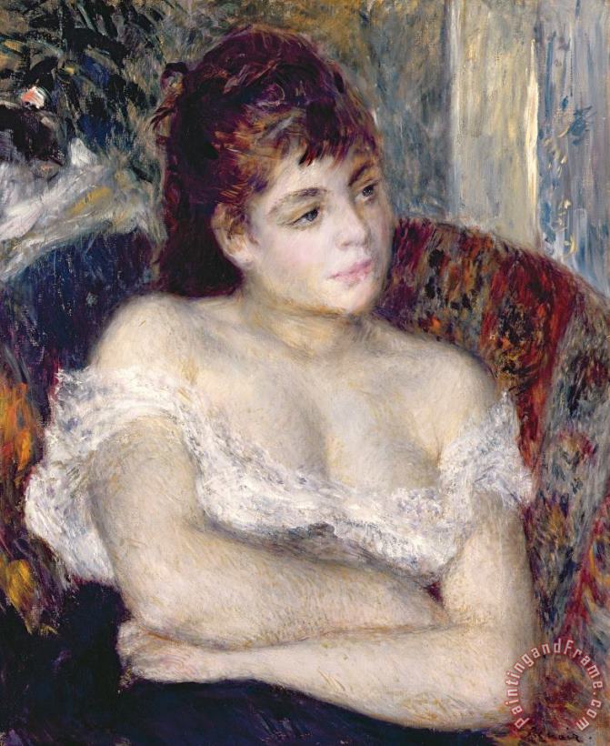 Pierre Auguste Renoir Woman in an Armchair Art Print