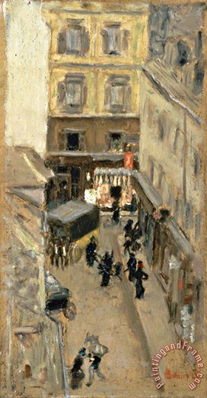 Pierre Bonnard Narrow Street in Paris Art Painting