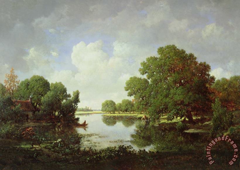 Pierre Etienne Theodore Rousseau Early Summer Afternoon Art Print