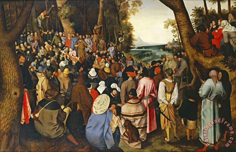 Saint John The Baptist Preaching painting - Pieter Bruegel the Elder Saint John The Baptist Preaching Art Print