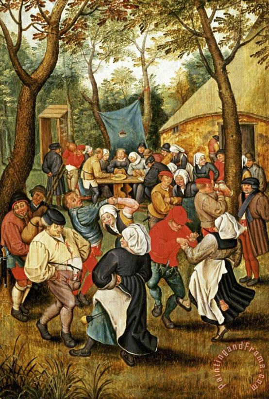 Pieter Bruegel the Elder The Wedding Feast Art Painting
