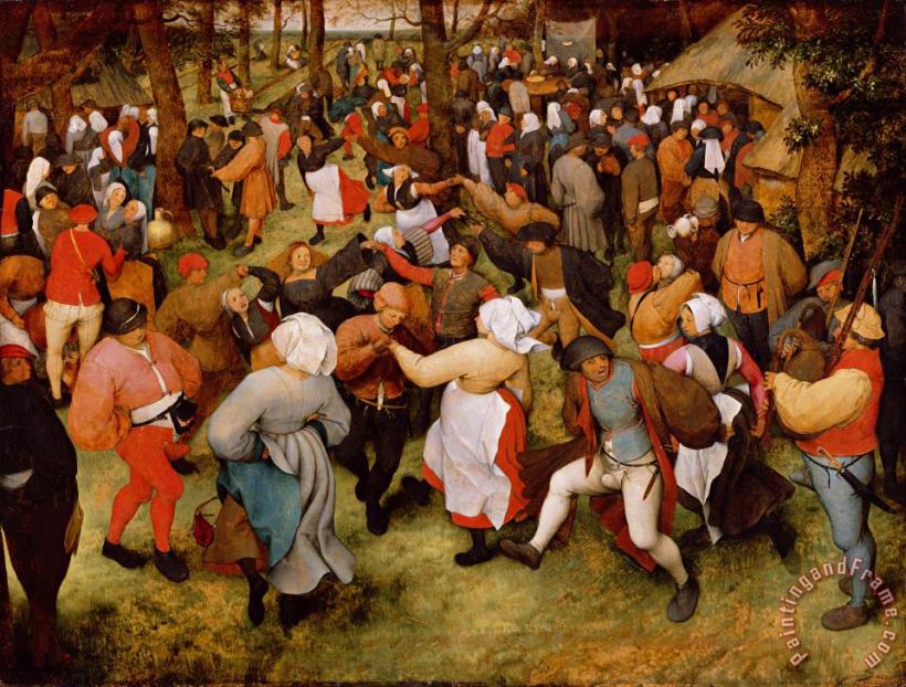 The Wedding Dance painting - Pieter the Elder Bruegel The Wedding Dance Art Print