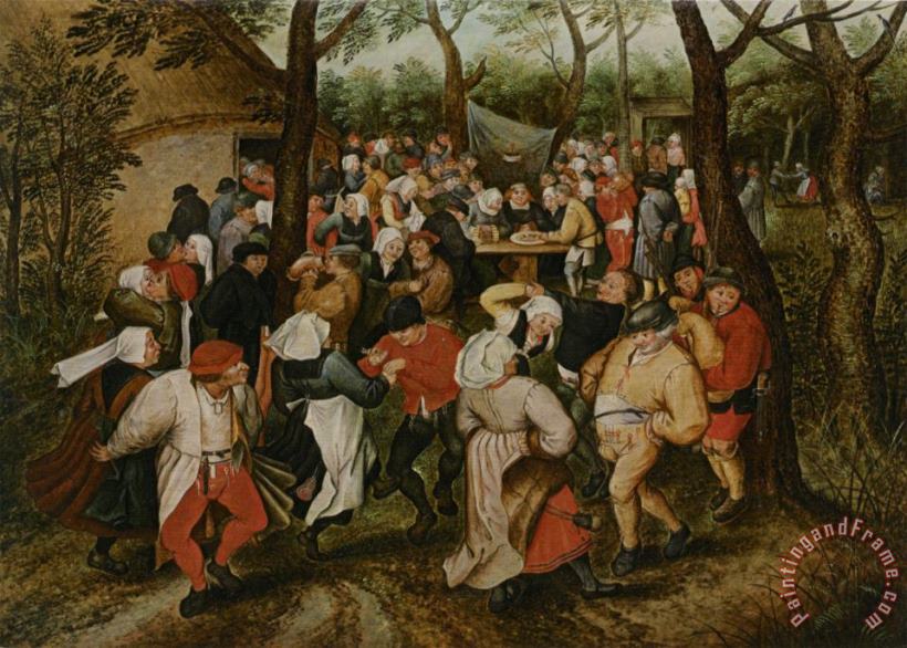 Pieter the Younger Brueghel The Wedding Dance Art Print