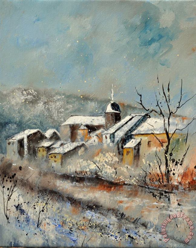 Chassepierre painting - Pol Ledent Chassepierre Art Print