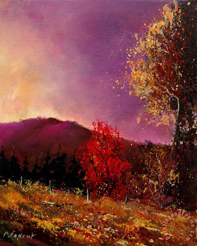 Fall Colors painting - Pol Ledent Fall Colors Art Print