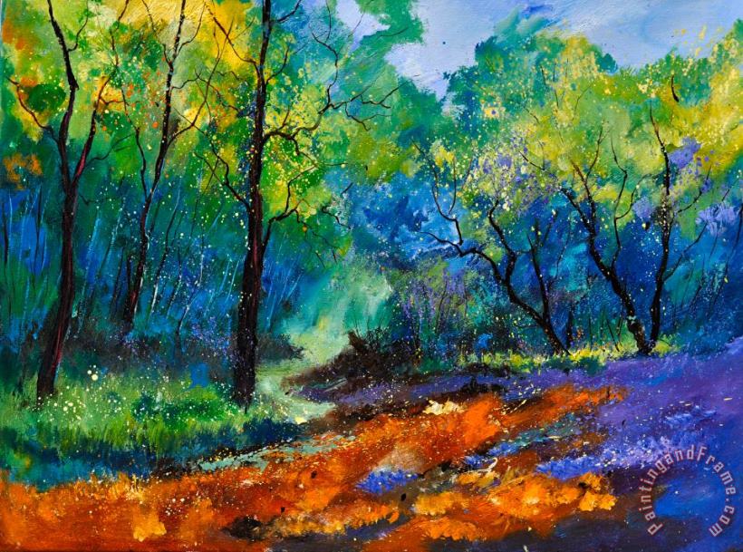 Pol Ledent Magic forest 79 painting Magic forest 79