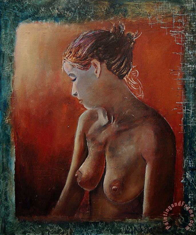 Nude 569022455 painting - Pol Ledent Nude 569022455 Art Print