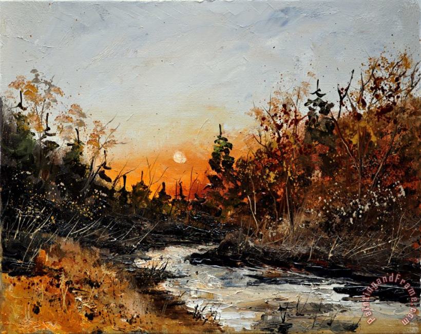 Pol Ledent River Lesse 451111 Art Painting