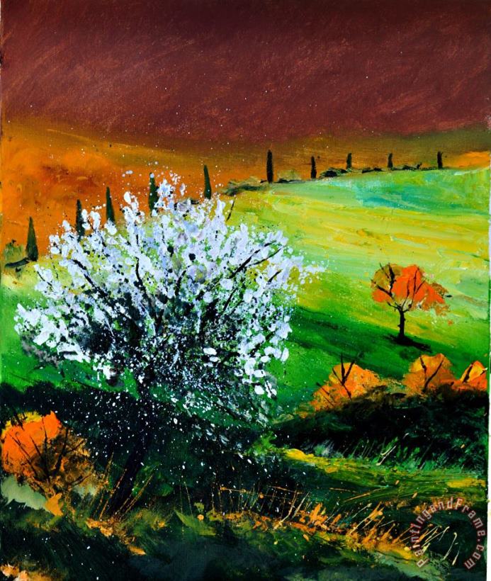 Tuscany 561170 painting - Pol Ledent Tuscany 561170 Art Print